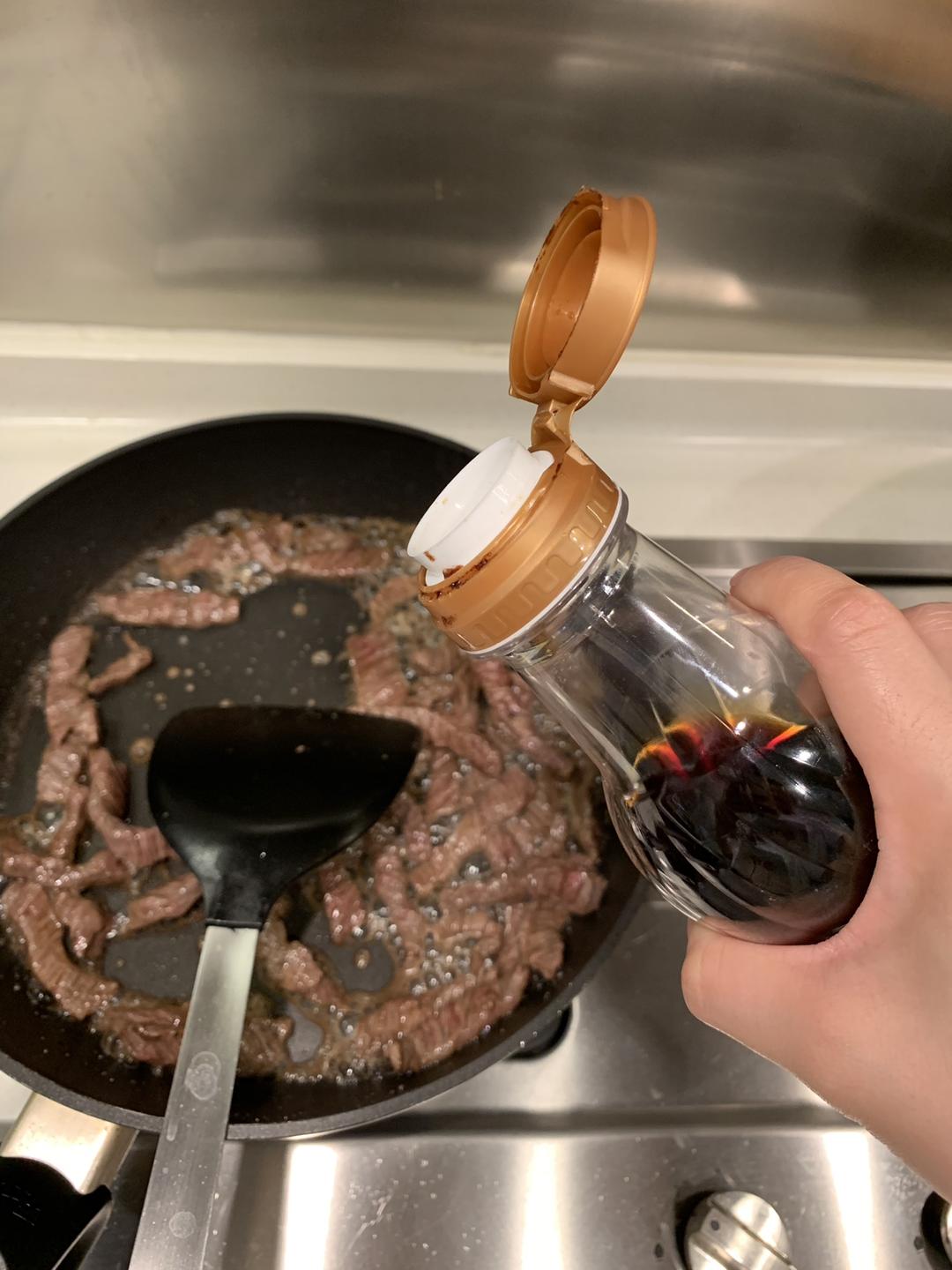 健身增肌减脂餐—烧烤牛肉的做法 步骤5