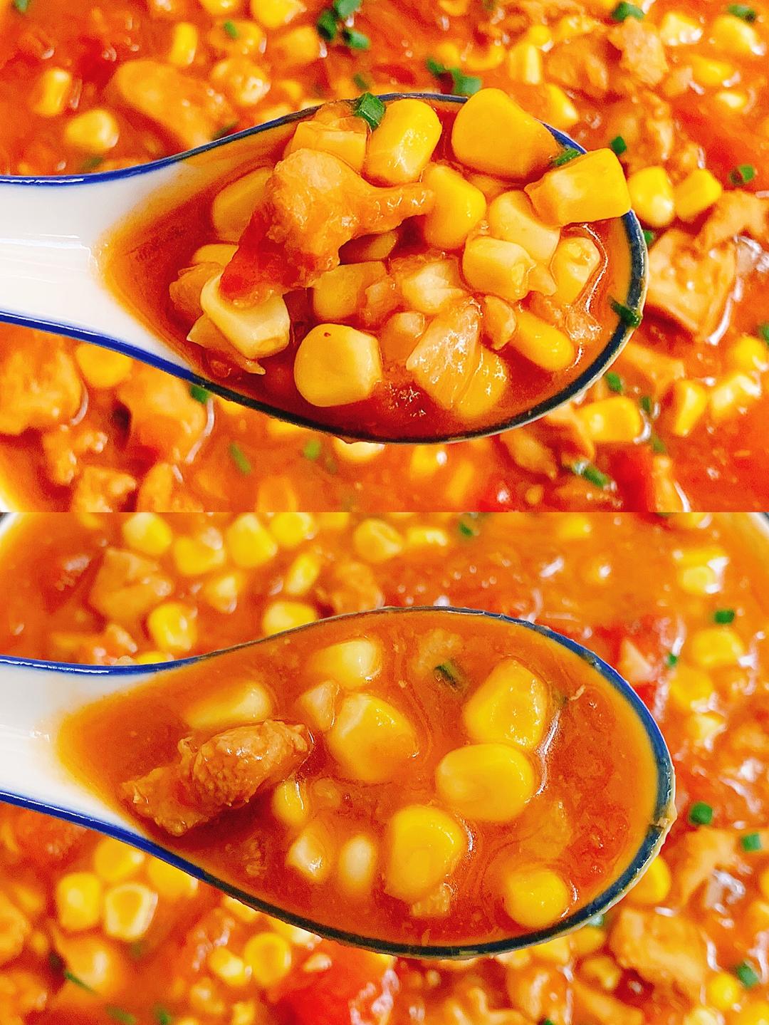 减肥期间必吃的减肥餐！茄汁玉米鸡胸肉的做法 步骤4