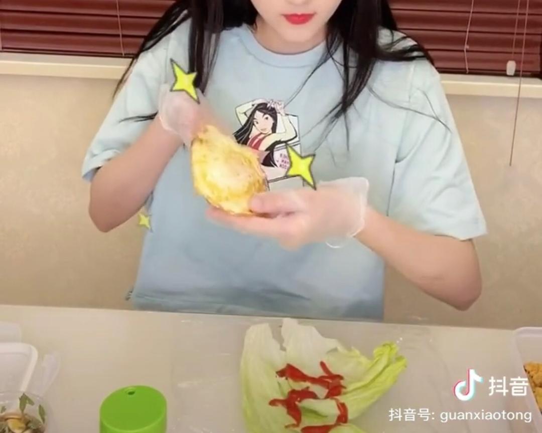 关晓彤版抖音同款蔬菜三明治低脂减肥健身瘦身餐早餐午餐晚餐（搬运）的做法 步骤6