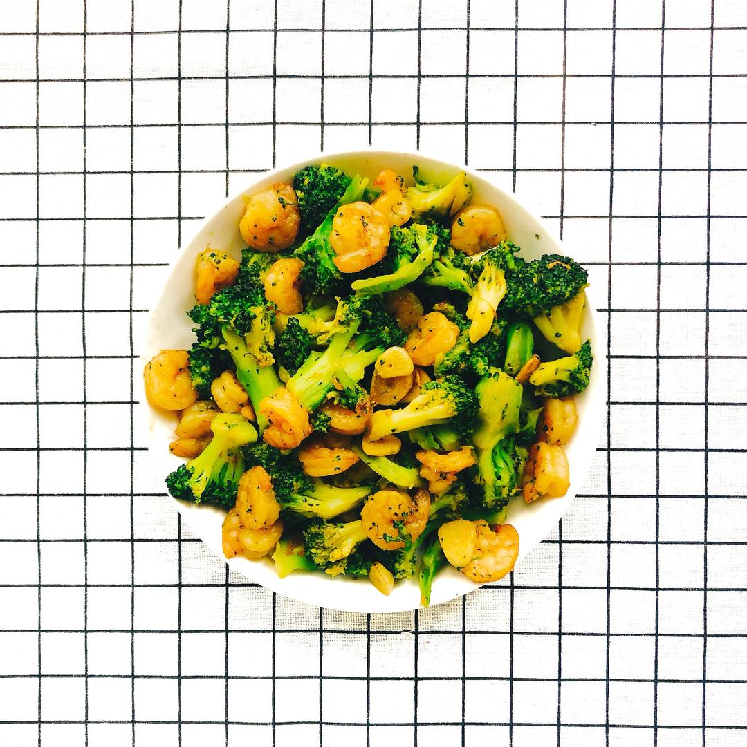 西兰花炒虾仁🍤的做法 步骤12