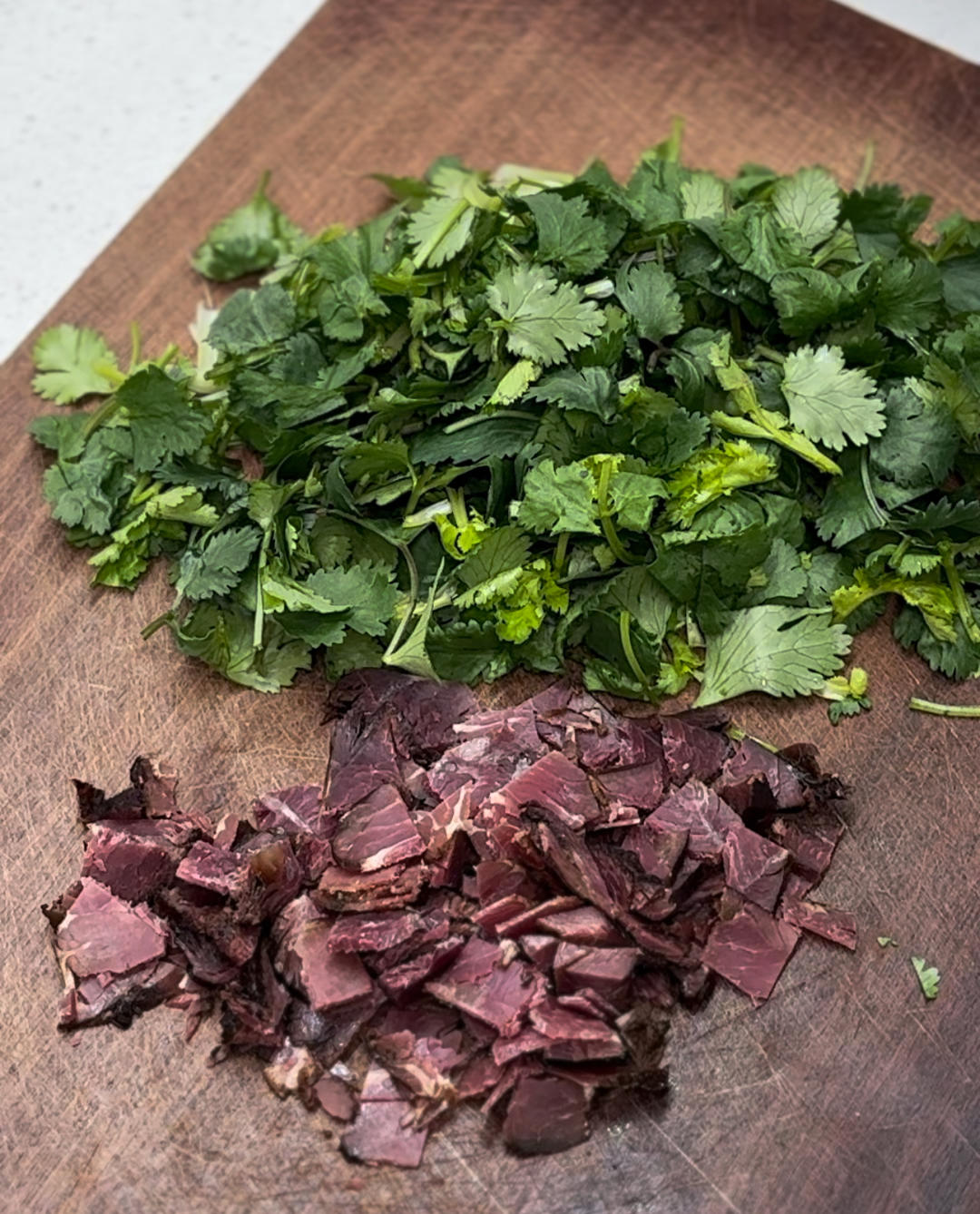 料多多 少油无糖 牛肉香菜恰巴塔 减肥主食的做法 步骤5