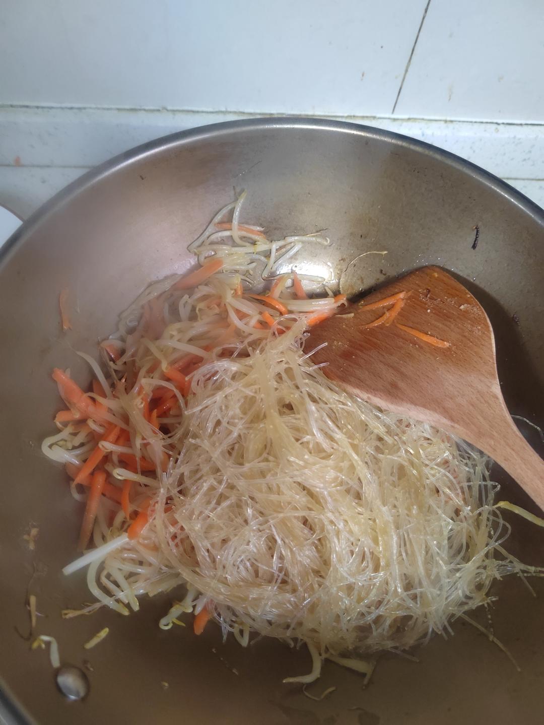 减肥菜炒合菜的做法 步骤7