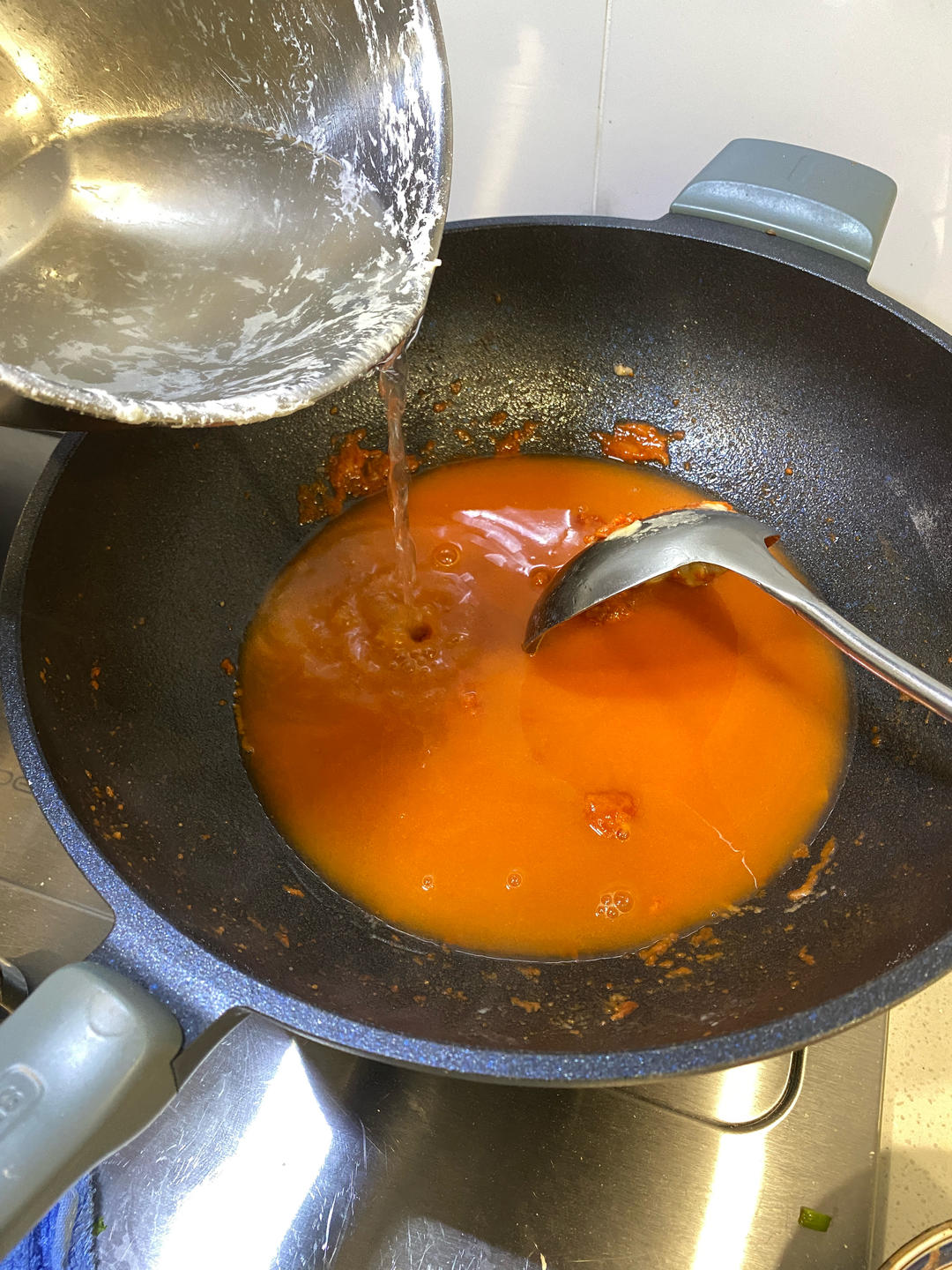 「减脂餐」咔咔掉秤的特浓番茄汤煮白菜！的做法 步骤6