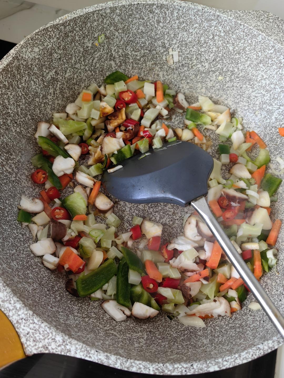 西兰花梗减脂餐的做法 步骤11