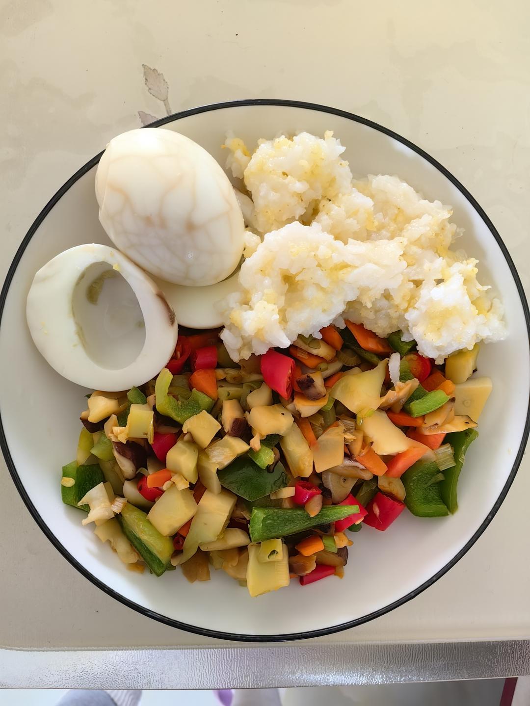 西兰花梗减脂餐的做法 步骤12