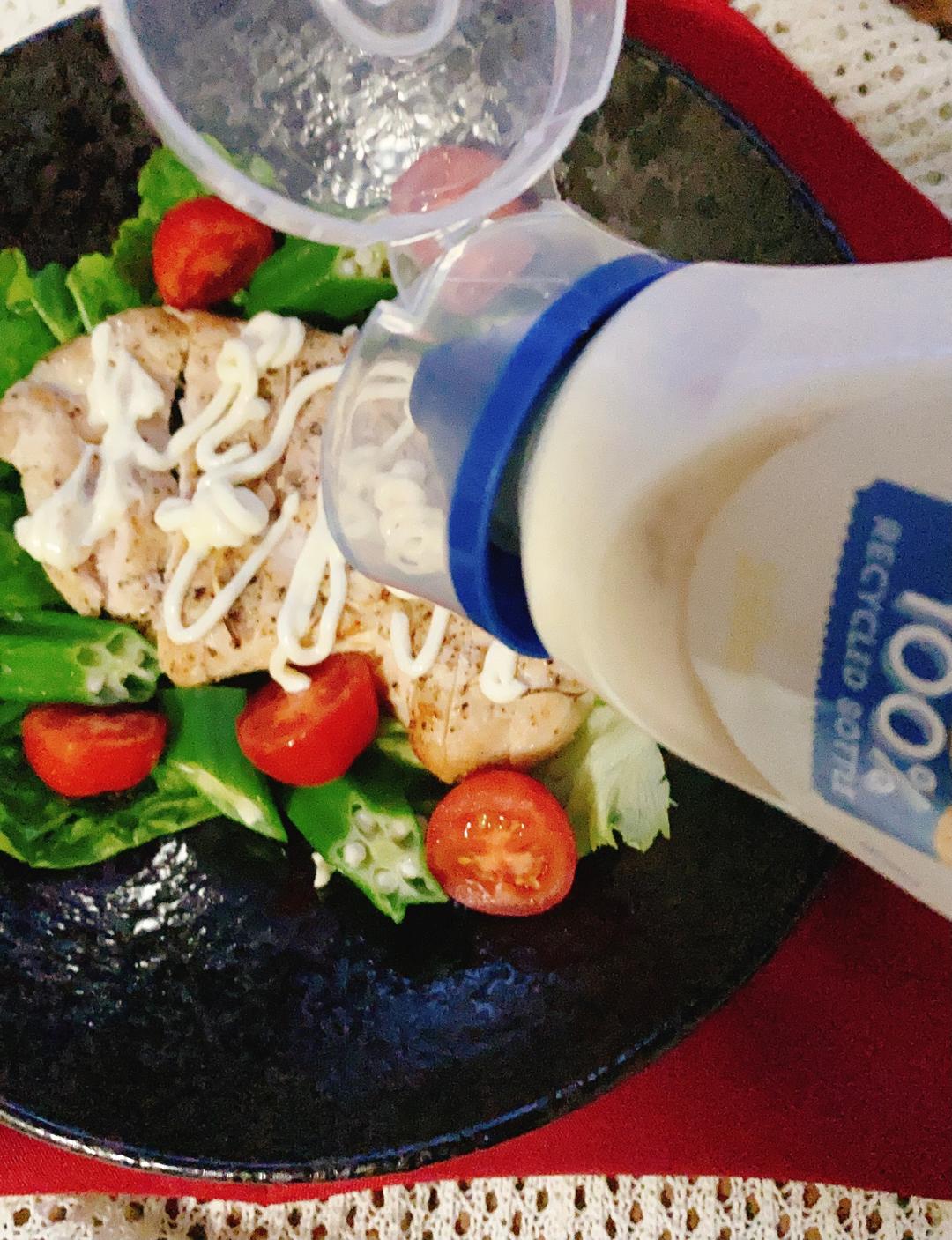 减肥餐一低卡鸡胸沙拉的做法 步骤12