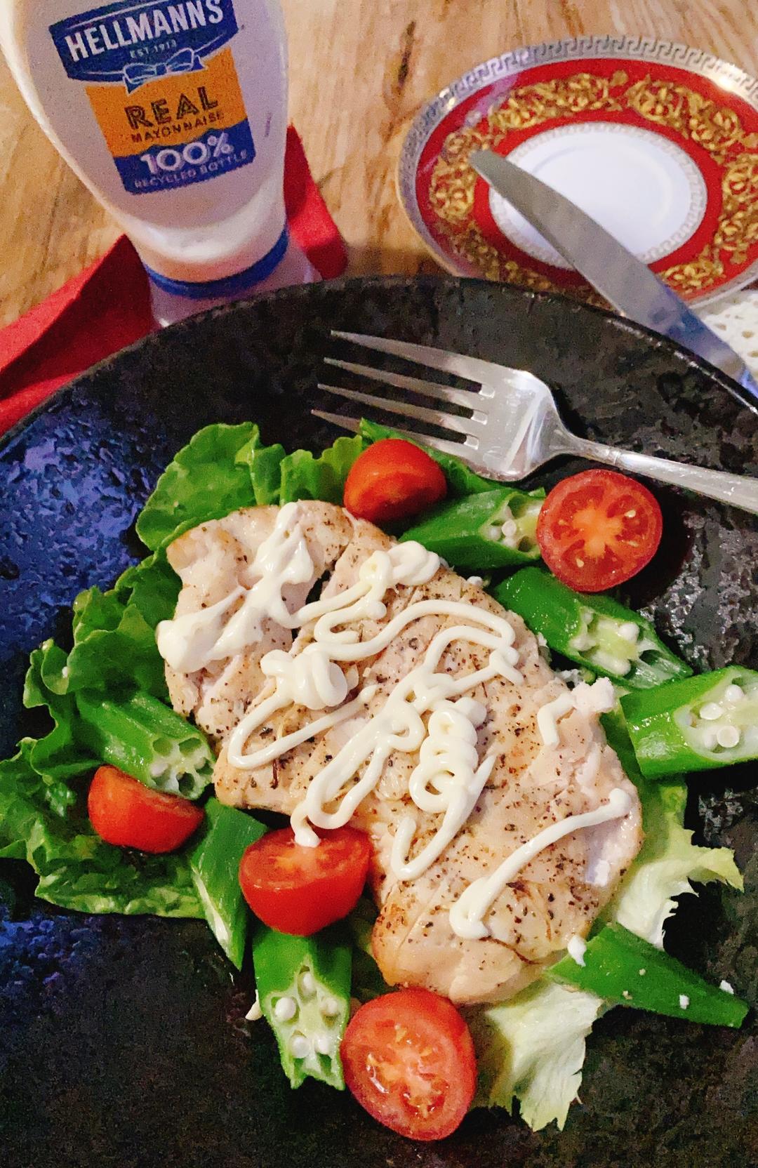 减肥餐一低卡鸡胸沙拉的做法 步骤13