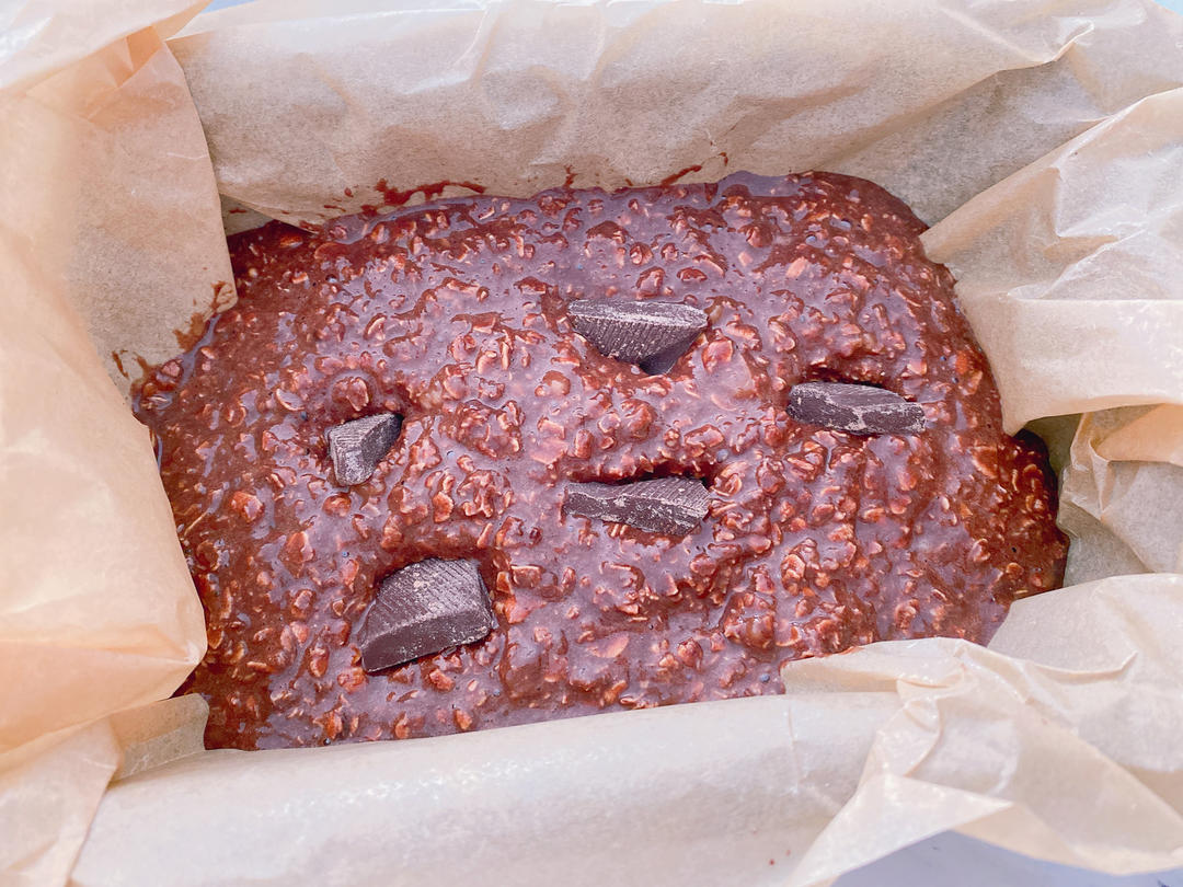 全麦燕麦黑巧流心爆浆蛋糕 无油无糖 低脂低卡甜品蛋糕🍰减肥党解馋神器的做法 步骤7