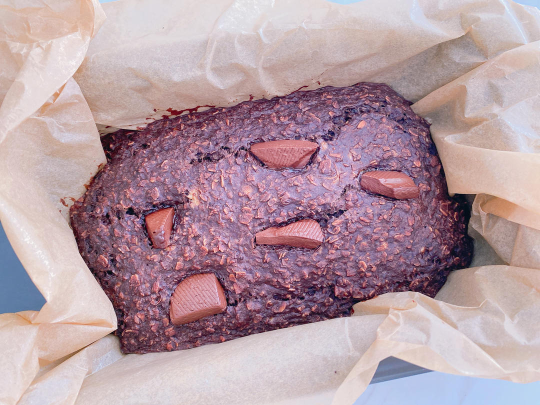 全麦燕麦黑巧流心爆浆蛋糕 无油无糖 低脂低卡甜品蛋糕🍰减肥党解馋神器的做法 步骤9