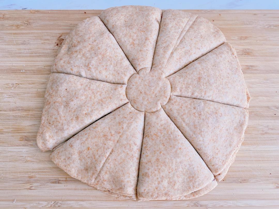 全麦圣诞🎄雪花❄️面包 无糖低卡低脂 减肥减脂圣诞🎅甜品的做法 步骤12