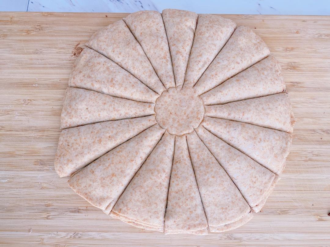 全麦圣诞🎄雪花❄️面包 无糖低卡低脂 减肥减脂圣诞🎅甜品的做法 步骤13