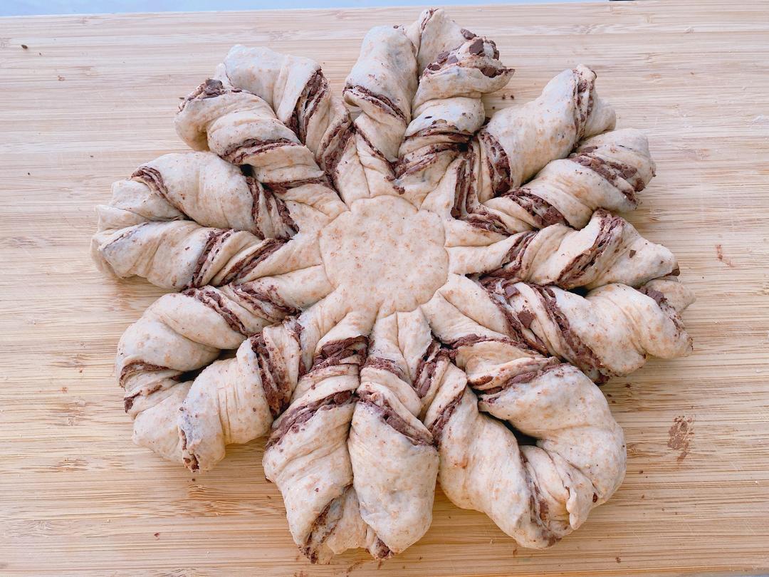 全麦圣诞🎄雪花❄️面包 无糖低卡低脂 减肥减脂圣诞🎅甜品的做法 步骤16