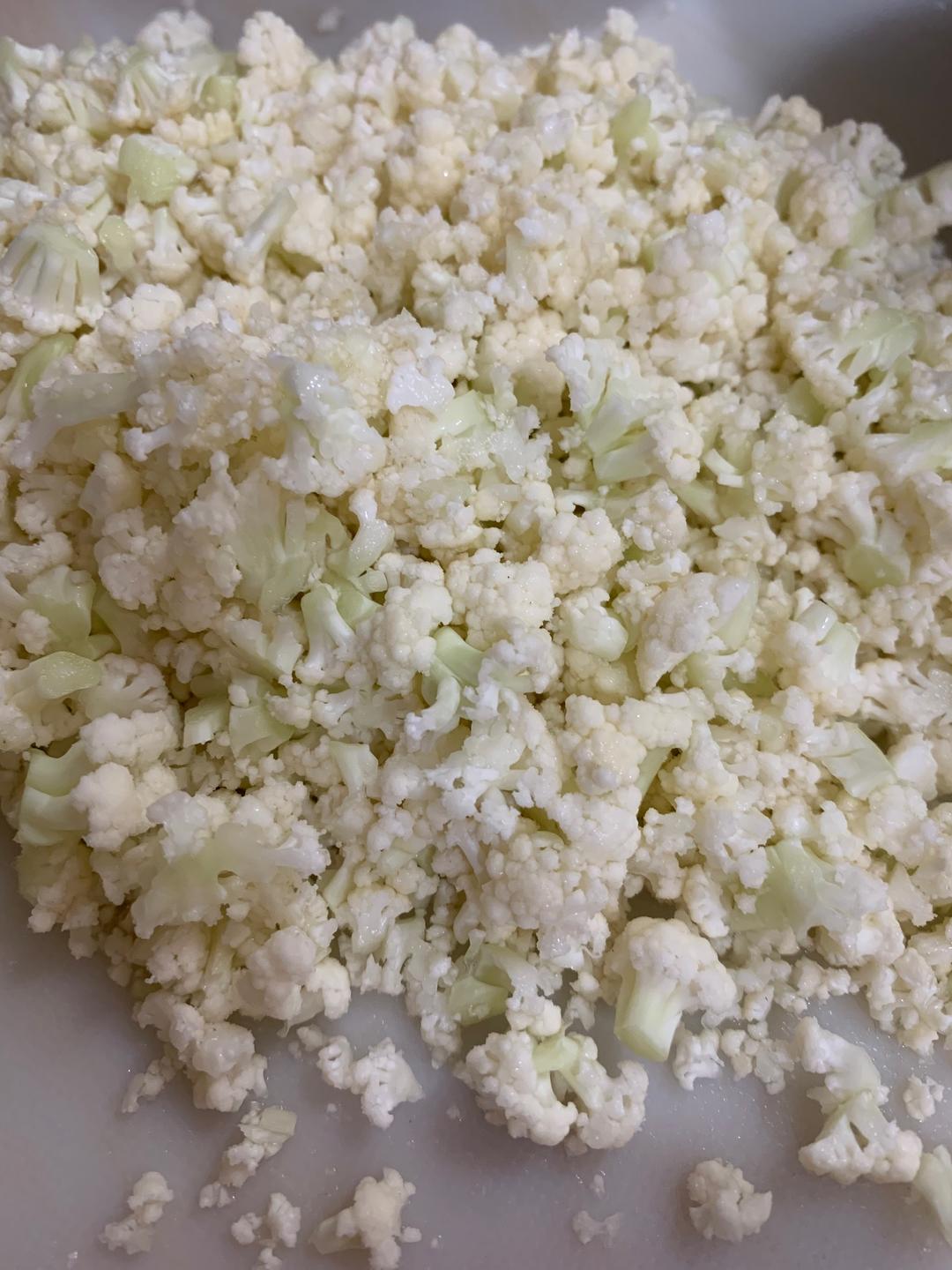 椰菜花炒飯（減肥炒飯）的做法 步骤5