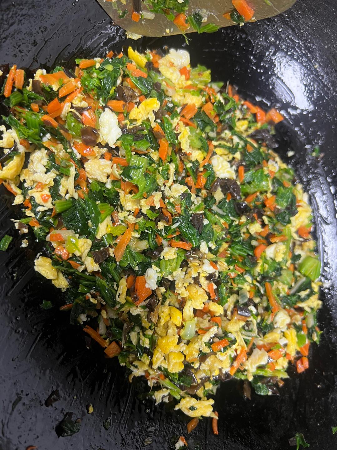 减脂餐之完美主食：素四样菜团子（菠菜版）的做法 步骤10