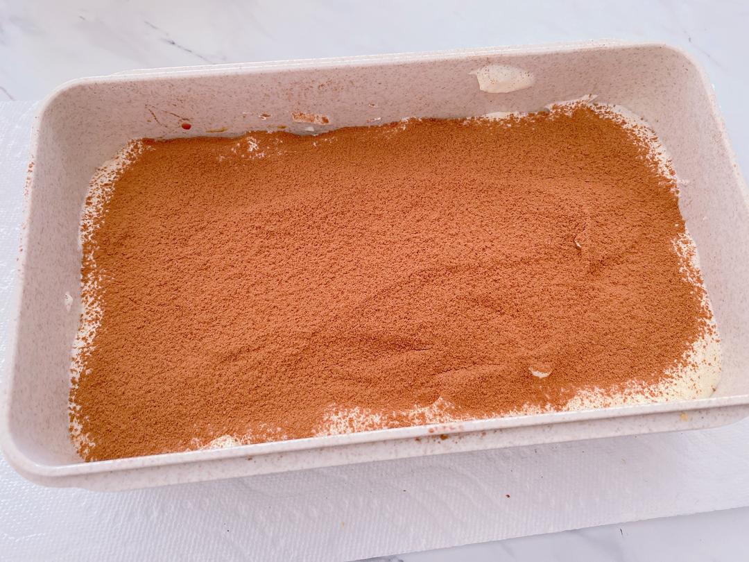 低卡全麦提拉米苏🍰tiramisu🍰无油无糖🍮减肥减脂解馋甜品 一次能炫一盒😆无需打发 熟蛋🥚的做法 步骤19