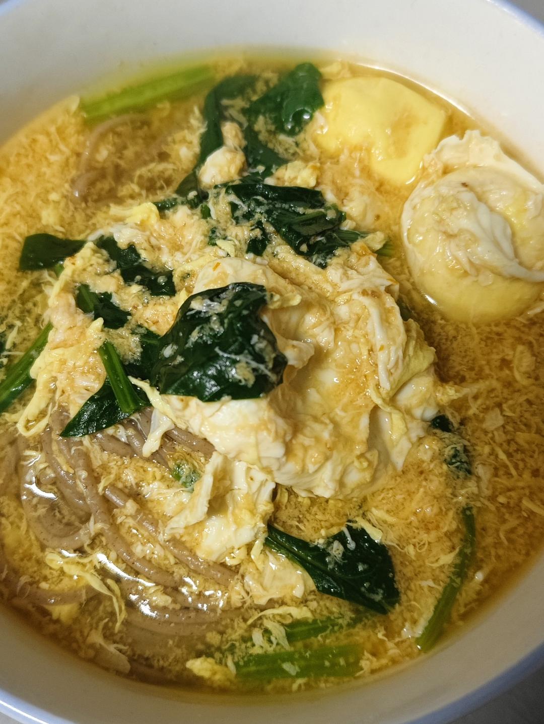 零失败超简单减脂餐黄柿子鸡蛋面的做法 步骤13