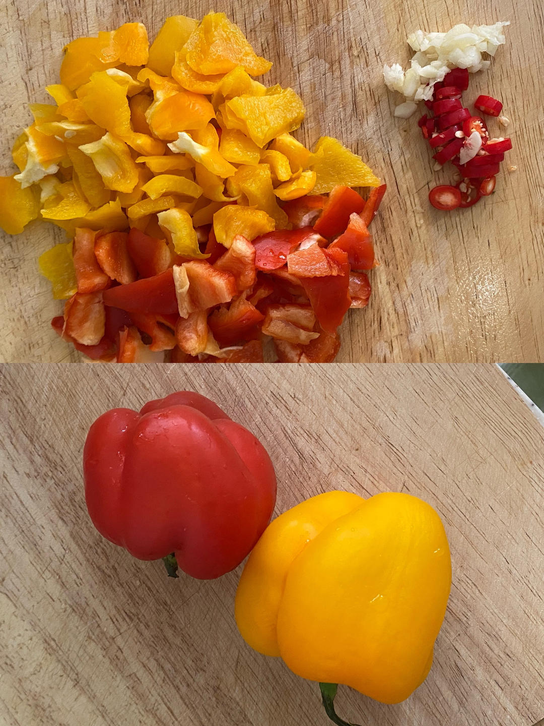 高维C彩椒炒虾仁 加备菜15分钟的减脂餐的做法 步骤2