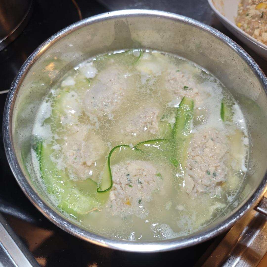 鸡胸肉豆腐圆子汤（减脂餐）的做法 步骤7