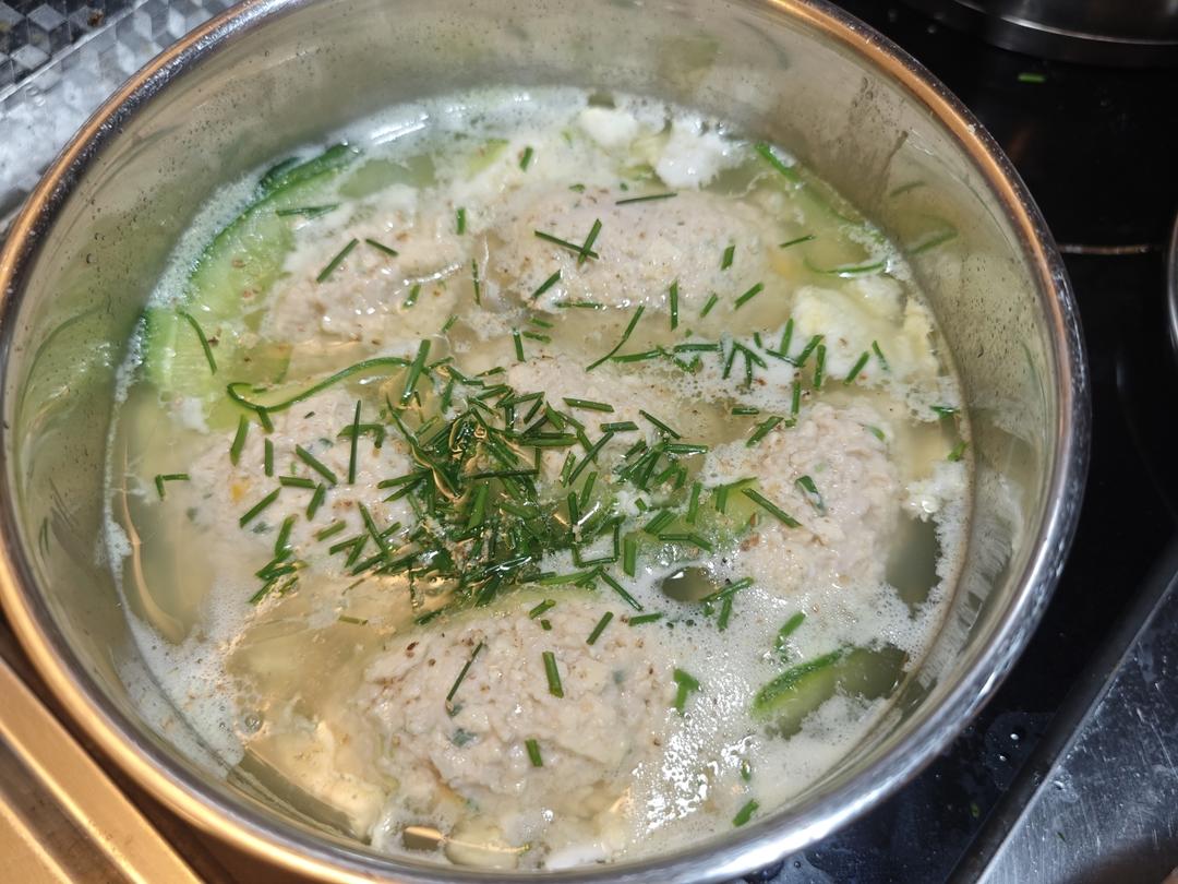 鸡胸肉豆腐圆子汤（减脂餐）的做法 步骤8