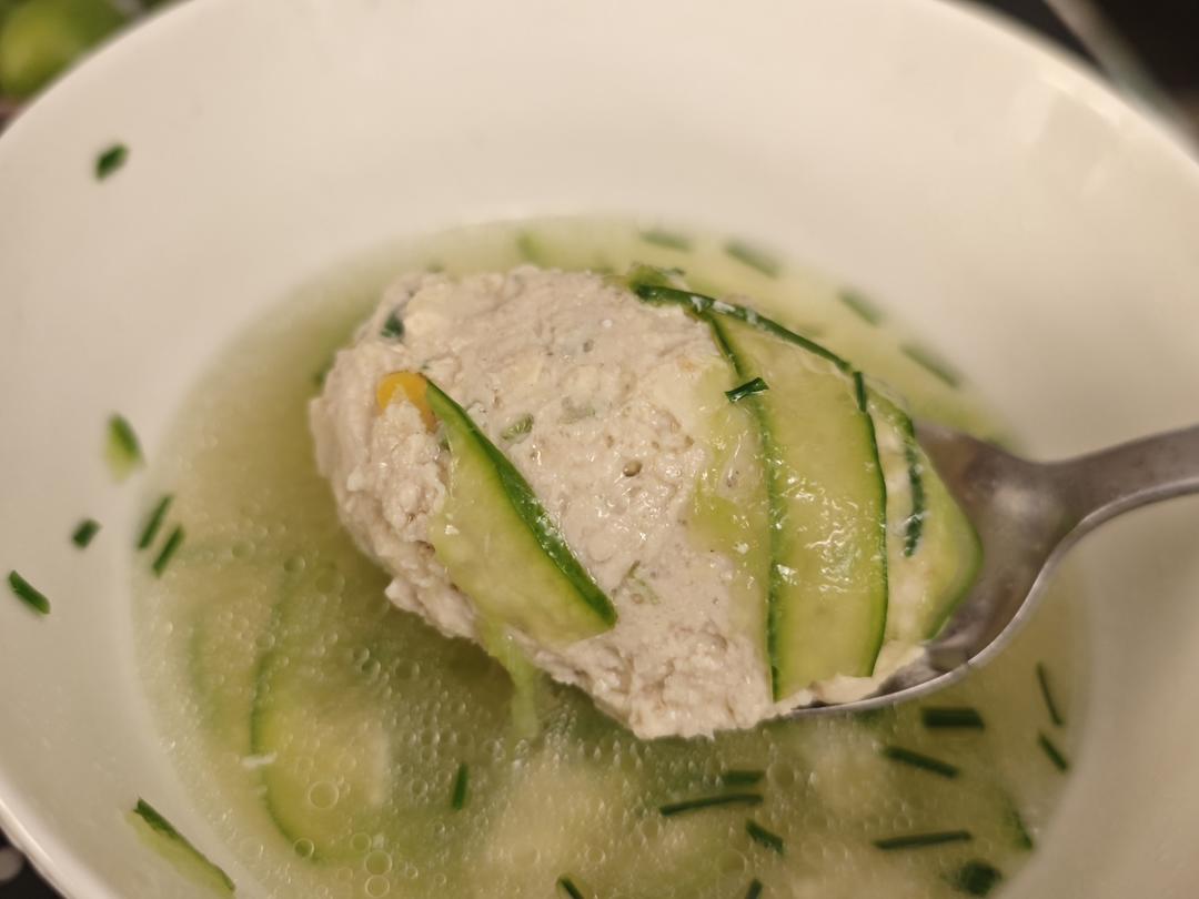 鸡胸肉豆腐圆子汤（减脂餐）的做法 步骤10