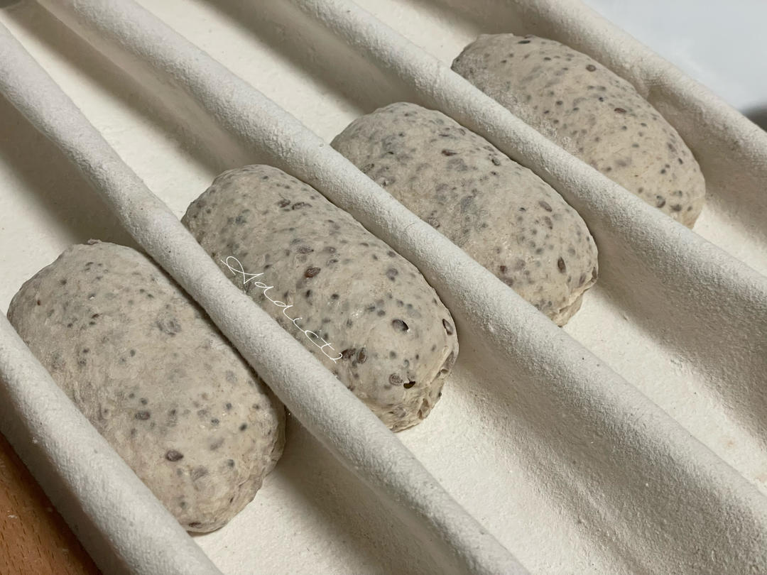 瘦身减脂丨亚麻籽奇亚籽小欧包丨下班回家做的快手欧包的做法 步骤16