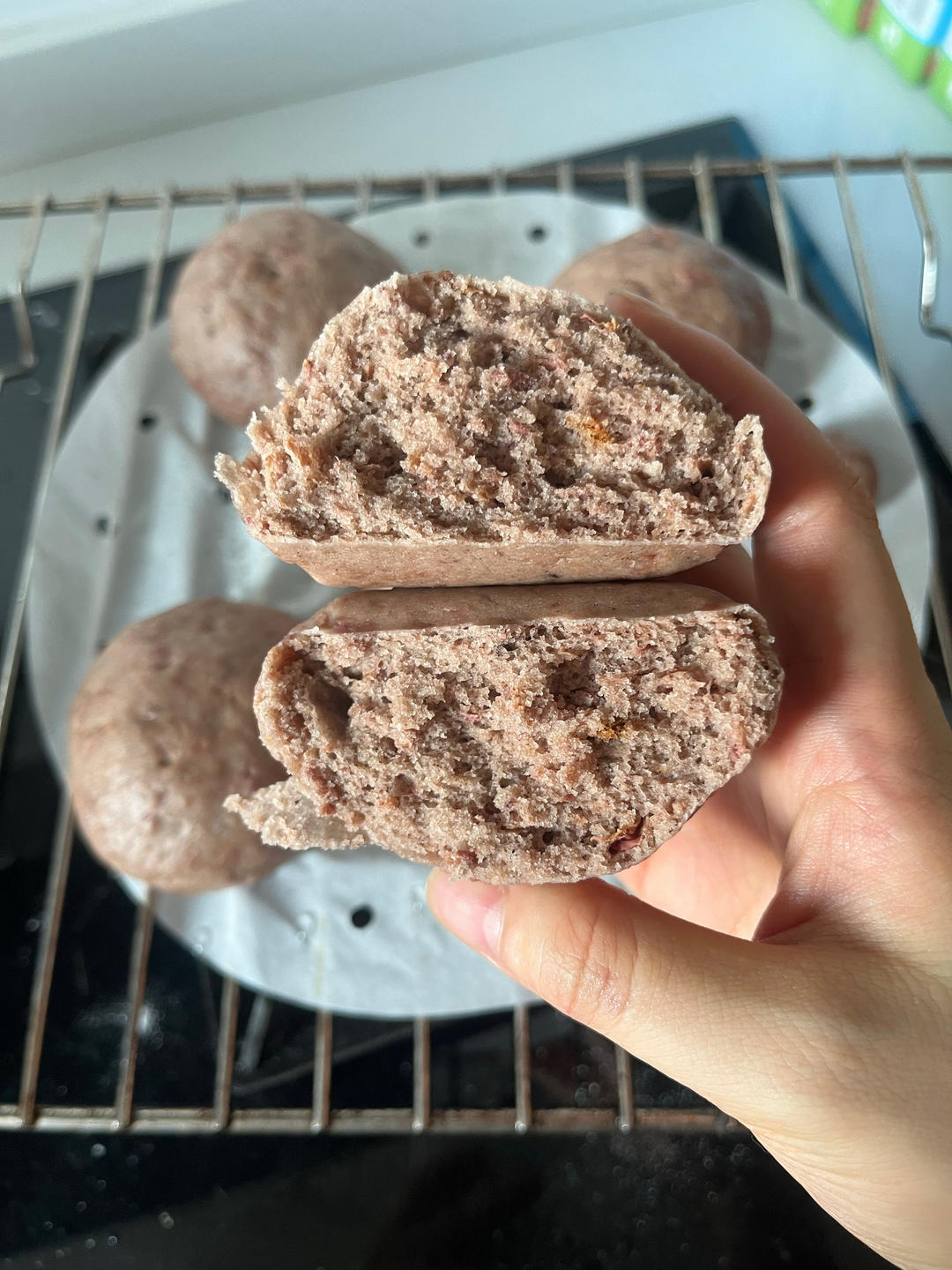 减脂减肥荞麦鸡肉包的做法 步骤8