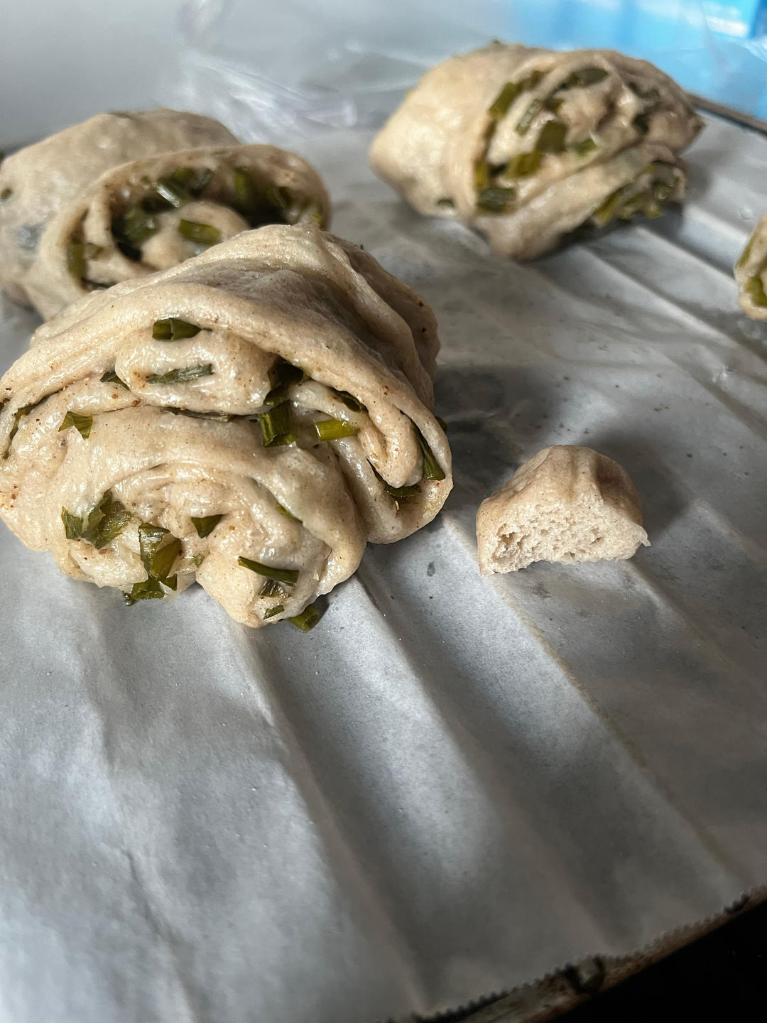 减脂减肥荞麦鸡肉包的做法 步骤9