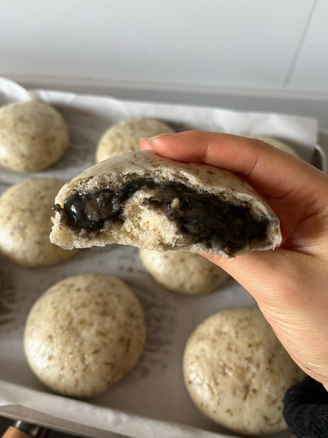 减脂减肥荞麦鸡肉包的做法 步骤17