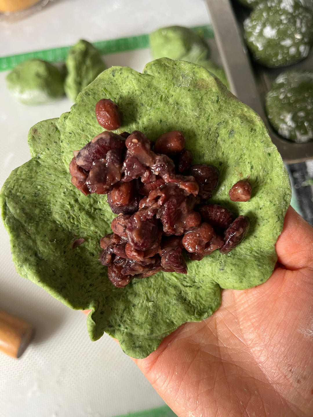 减脂减肥荞麦鸡肉包的做法 步骤18