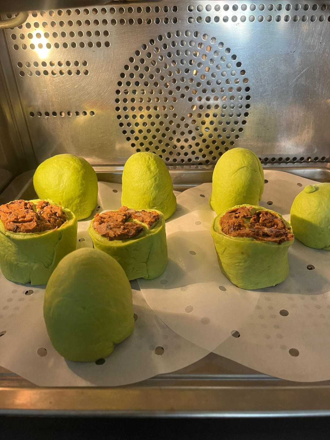 减脂减肥荞麦鸡肉包的做法 步骤19