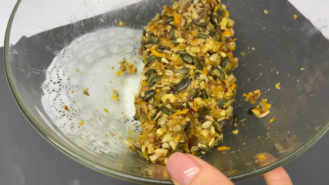 【健康减肥甜点】甜甜的“香肠”能量棒的做法 步骤10