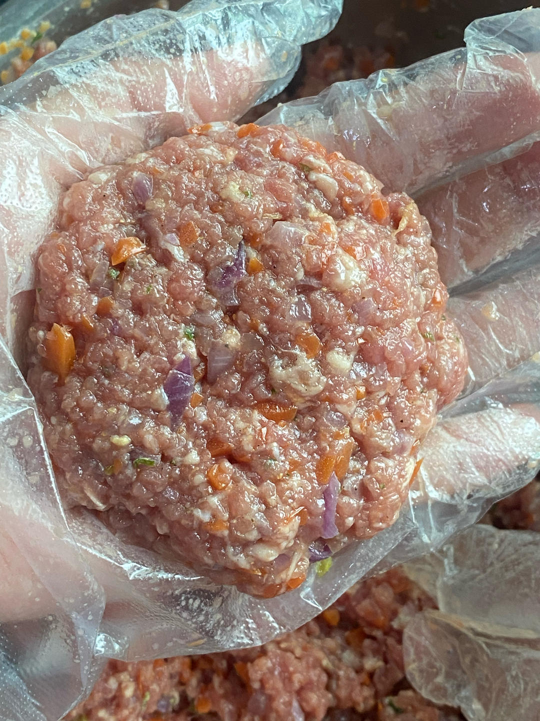 牛肉饼汉堡🍔肉饼 减肥必备的做法 步骤3