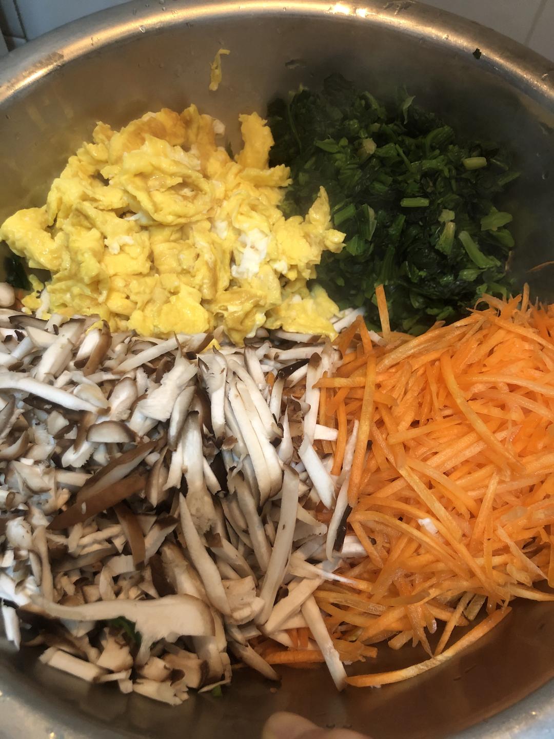 减肥晚餐菜团子的做法 步骤1