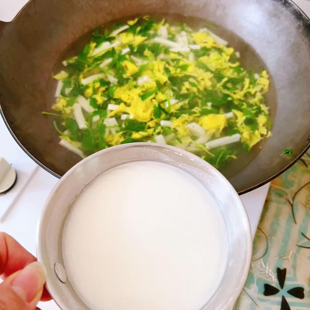 荠菜豆腐汤(清淡&减脂瘦身)的做法 步骤9