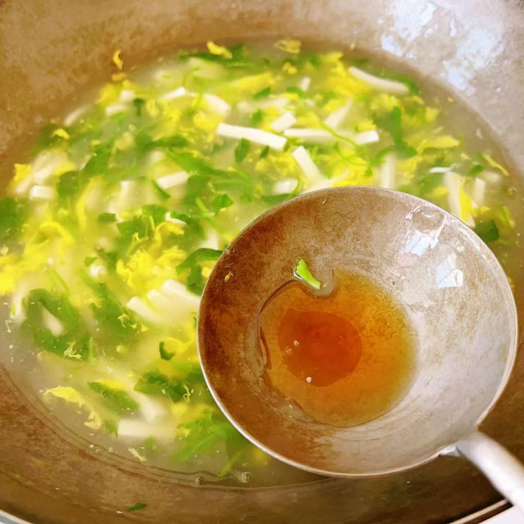 荠菜豆腐汤(清淡&减脂瘦身)的做法 步骤11
