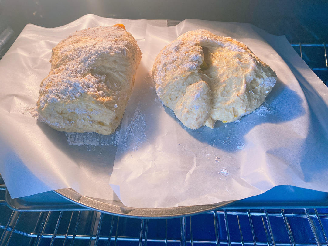 🎃whole wheat pumpkin ciabatta 手揉100%全麦南瓜恰巴塔 无糖低脂低卡面包🍞 减肥减脂主食的做法 步骤16