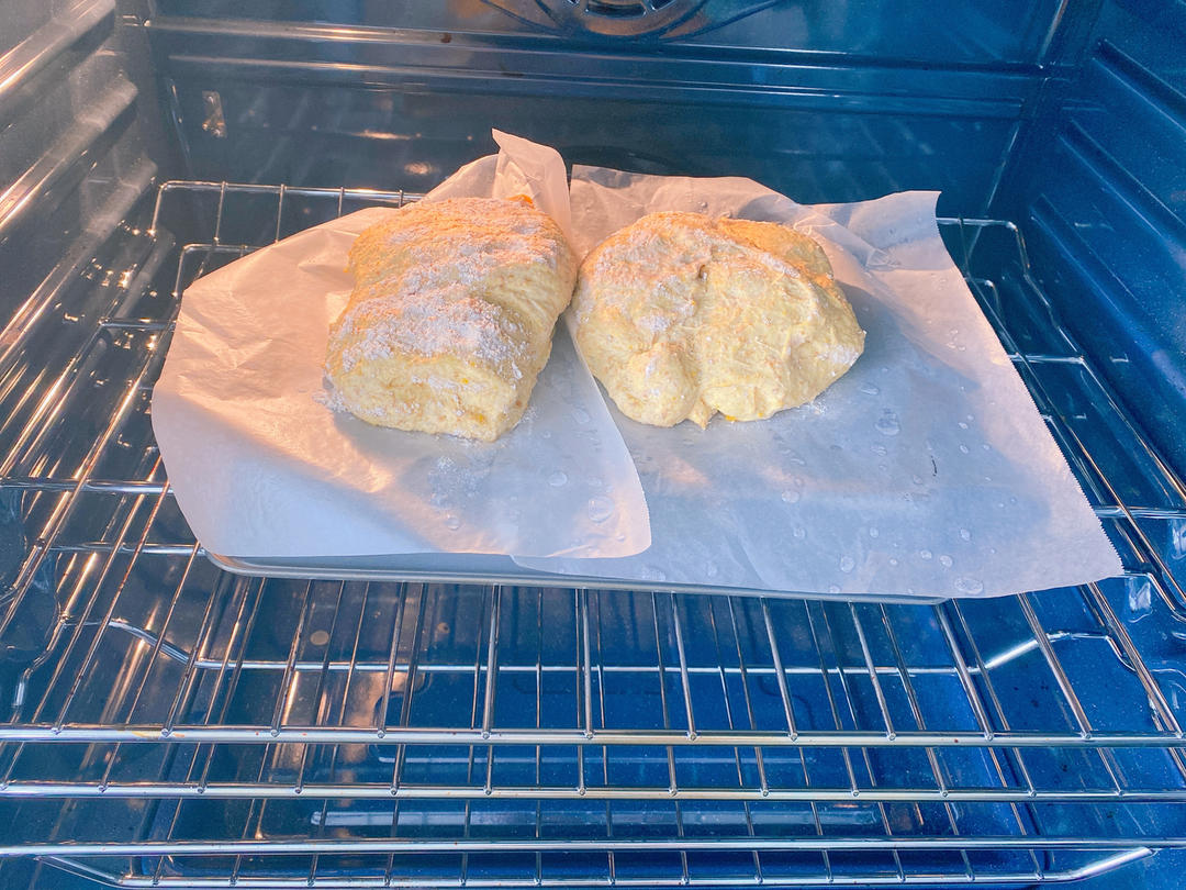 🎃whole wheat pumpkin ciabatta 手揉100%全麦南瓜恰巴塔 无糖低脂低卡面包🍞 减肥减脂主食的做法 步骤18