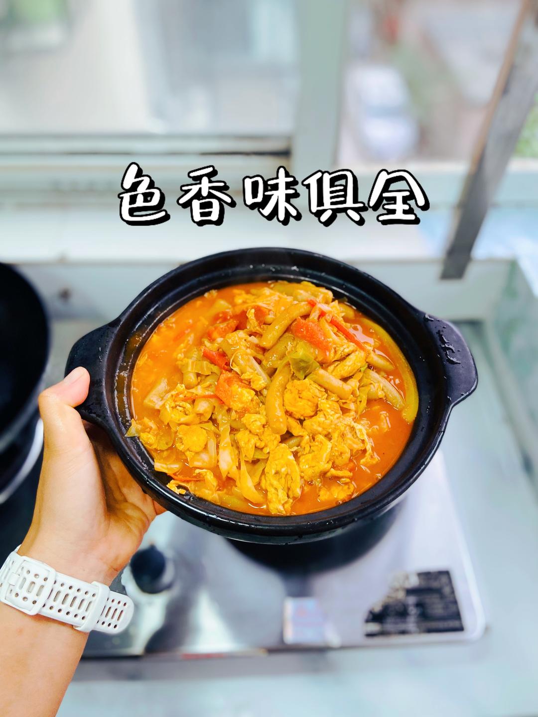 减肥轻食菜谱～西红柿鸡蛋莜面鱼鱼的做法 步骤14