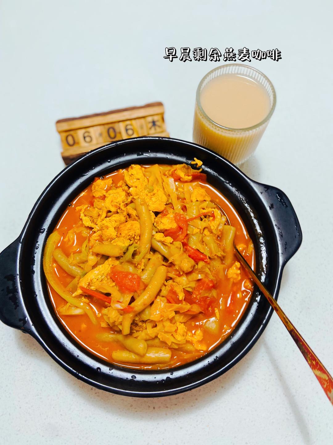 减肥轻食菜谱～西红柿鸡蛋莜面鱼鱼的做法 步骤16