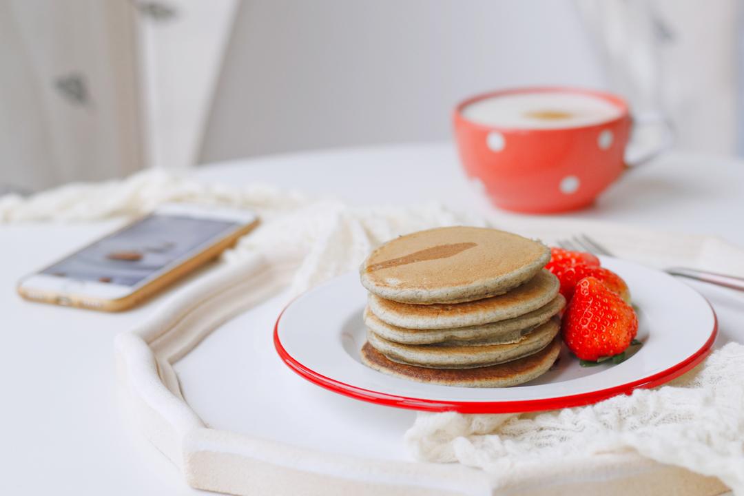 低卡瘦身｜豆渣松饼的做法 步骤8