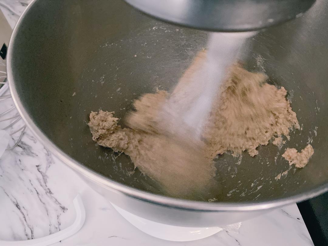 全麦油条 最好的方子 蓬松酥脆 减肥减脂早餐的做法 步骤7