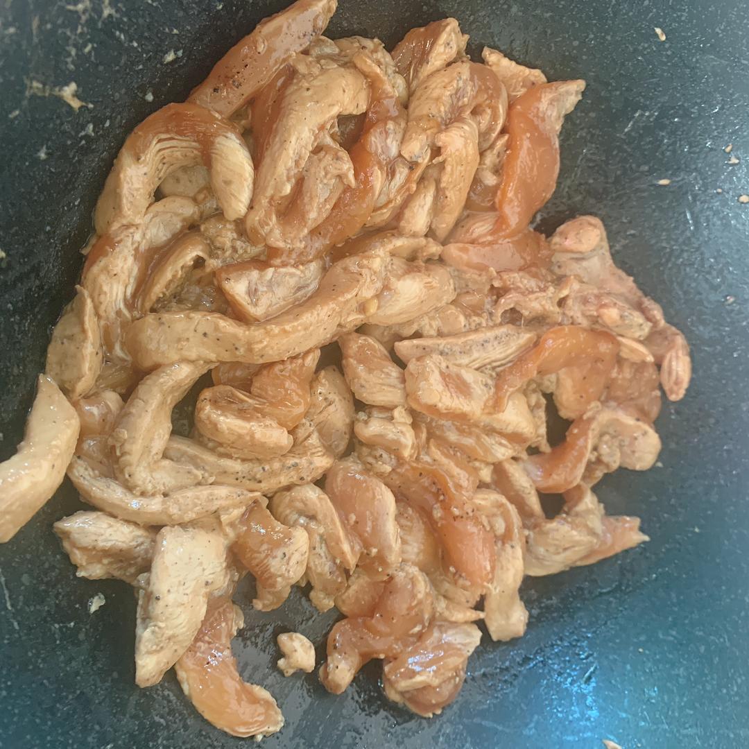 低脂美味快手减肥餐|黑椒洋葱鸡胸肉的做法 步骤10