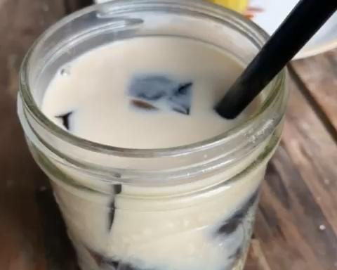 减肥也可以喝的饮品【燕麦奶咖啡冻】的做法 步骤7